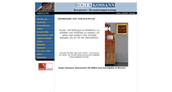 Desktop Screenshot of kossann.de