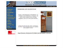 Tablet Screenshot of kossann.de